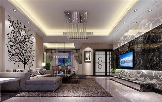 ديكورات صالات