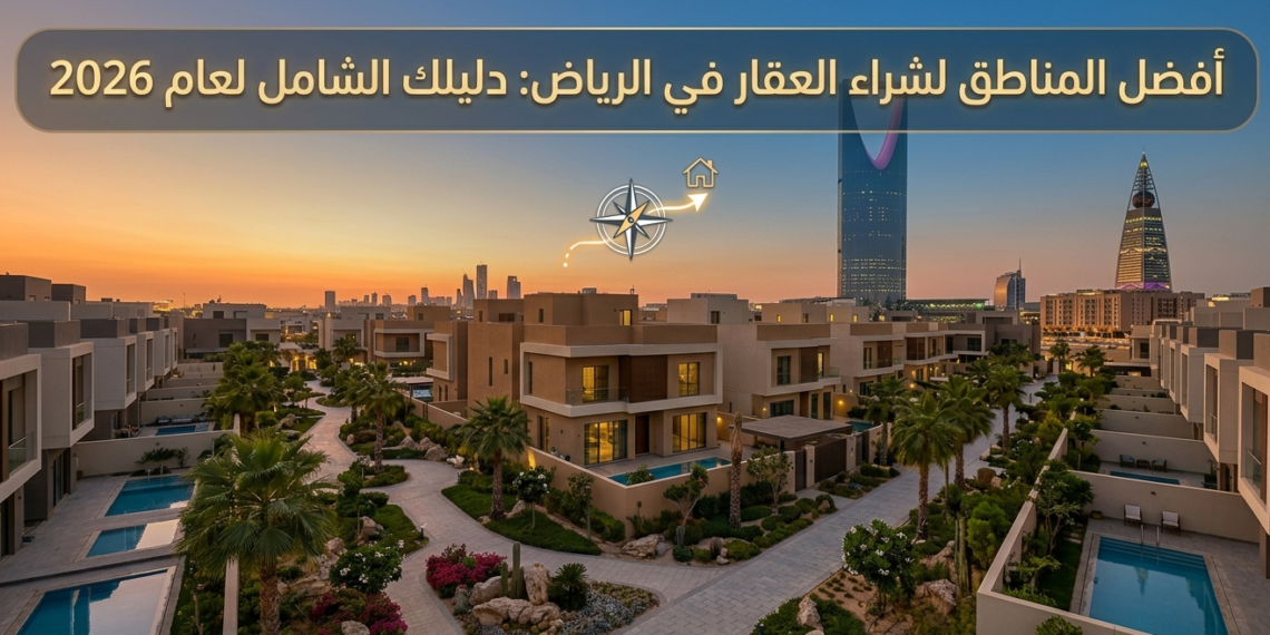 أفضل المناطق لشراء العقار في الرياض: دليلك الشامل لعام 2026