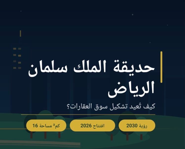 حديقة الملك سلمان في الرياض: تأثيرها على العقارات وفرص الاستثمار في 2026 1 حديقة الملك سلمان بالرياض